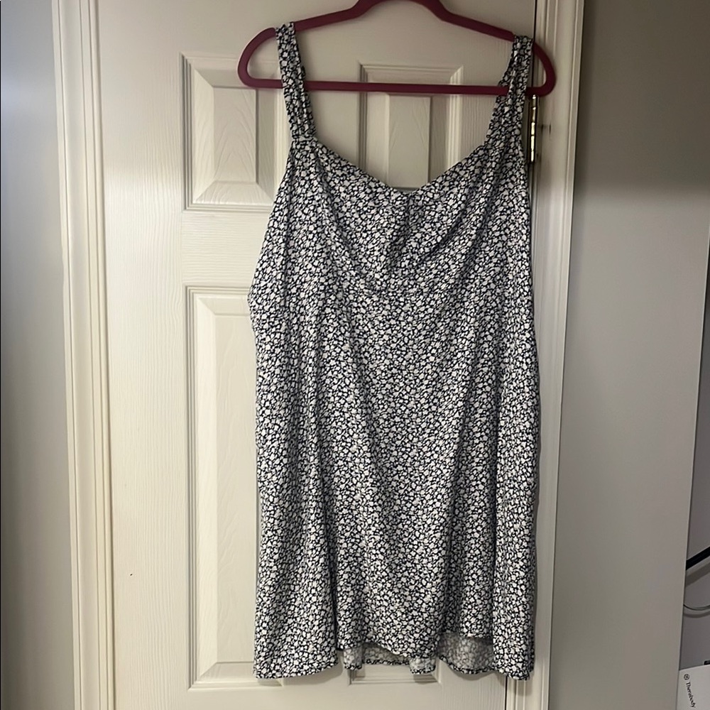 Navy and Cream floral sundress